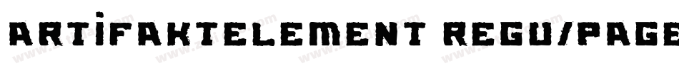 ArtifaktElement Regu/page/2字体转换